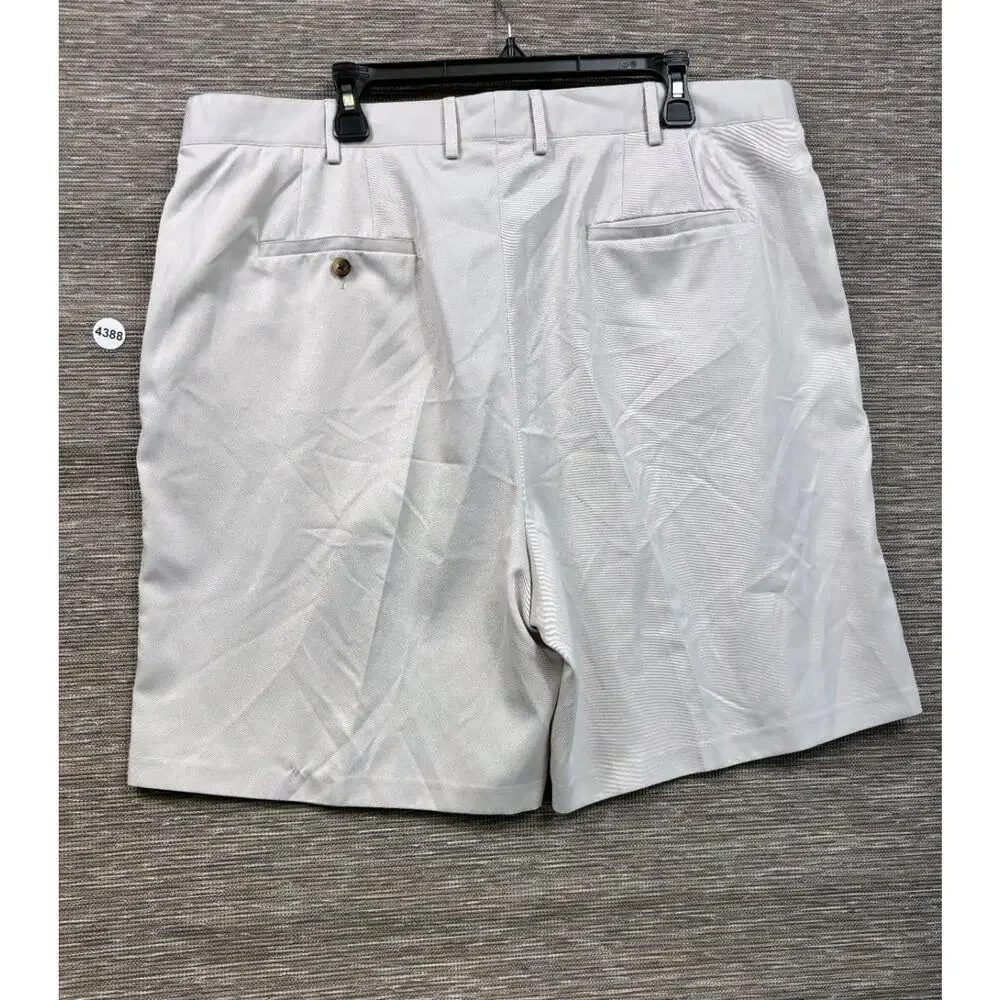 Donald Ross Khaki Chino Shorts Mens Size 40 Beige Casual Classic